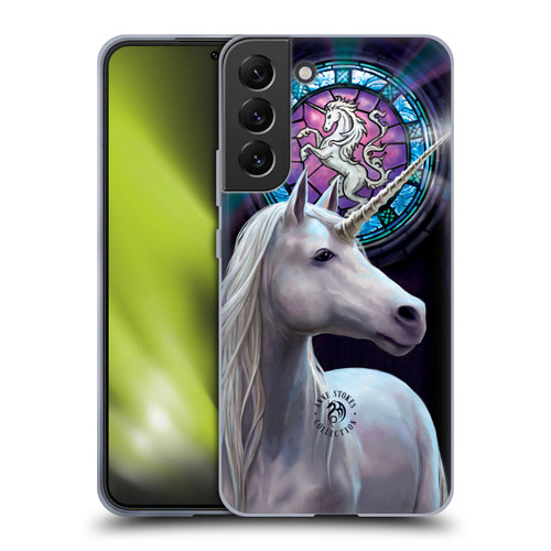 Anne Stokes Mythical Creatures Enlightenment Soft Gel Case for Samsung Galaxy S22+ 5G & MagSafe