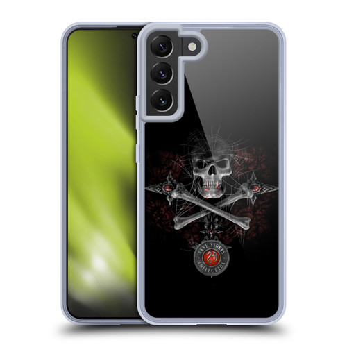 Anne Stokes Tribal Gothic Skull Soft Gel Case for Samsung Galaxy S22+ 5G & MagSafe