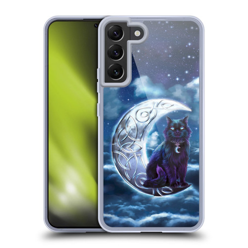 Brigid Ashwood Celtic Wisdom 2 Black Cat Soft Gel Case for Samsung Galaxy S22+ 5G & MagSafe
