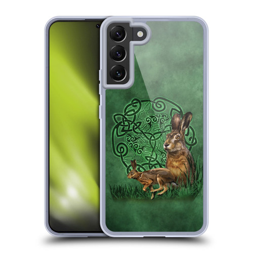 Brigid Ashwood Celtic Wisdom 2 Hare Soft Gel Case for Samsung Galaxy S22+ 5G & MagSafe