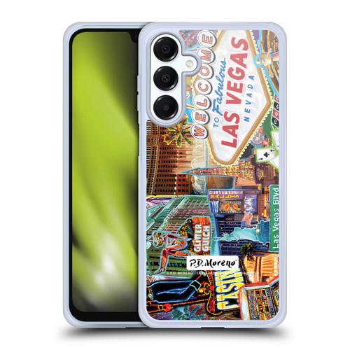 P.D. Moreno Cities Las Vegas 1 Soft Gel Case for Samsung Galaxy A16 5G & MagSafe