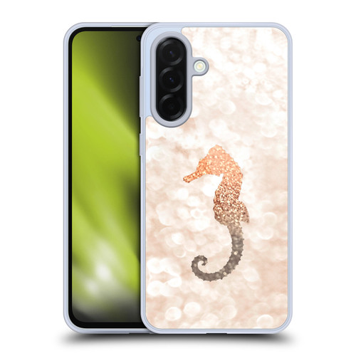 Monika Strigel Champagne Gold Seahorse Soft Gel Case for Samsung Galaxy A36 5G