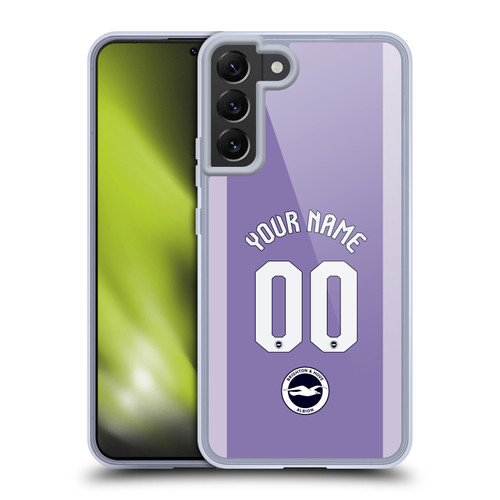 Brighton & Hove Albion F.C Custom 2025/26 Badge Kit Away Soft Gel Case for Samsung Galaxy S22+ 5G