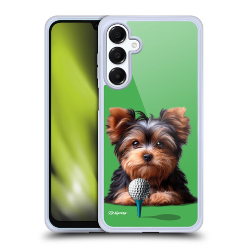 P.D. Moreno Sport Puppies Yorkshire Terrier Golf Soft Gel Case for Samsung Galaxy A16 5G & MagSafe