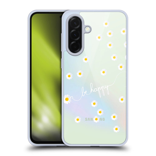 Monika Strigel Happy Daisy Clear Soft Gel Case for Samsung Galaxy A36 5G