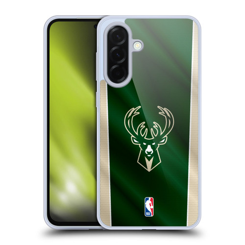 NBA Milwaukee Bucks Vertical Banner Soft Gel Case for Samsung Galaxy A36 5G