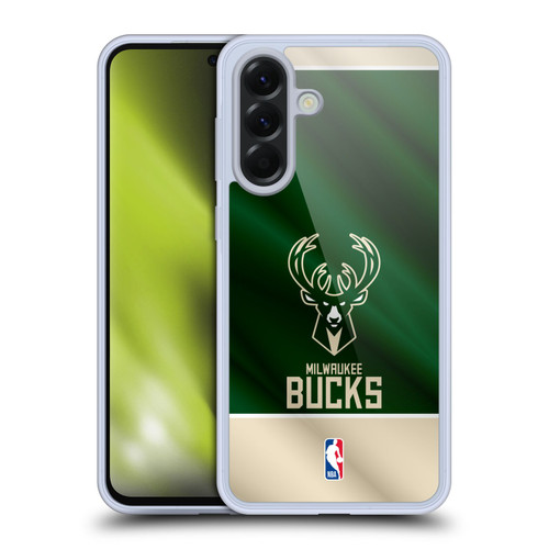NBA Milwaukee Bucks Horizontal Banner Soft Gel Case for Samsung Galaxy A56 5G