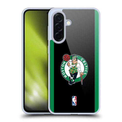 NBA Boston Celtics Logo Black Green Design Soft Gel Case for Samsung Galaxy A36 5G