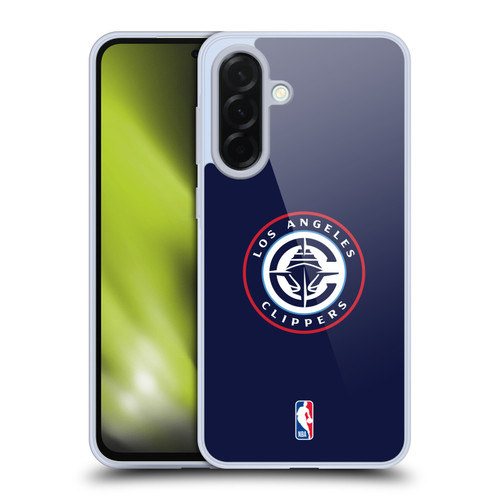 NBA Los Angeles Clippers Logo Navy Soft Gel Case for Samsung Galaxy A36 5G