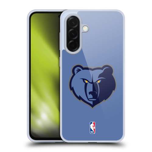 NBA Memphis Grizzlies Logo Light Blue Soft Gel Case for Samsung Galaxy A36 5G