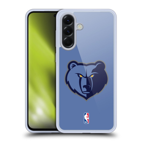 NBA Memphis Grizzlies Logo Light Blue Soft Gel Case for Samsung Galaxy A56 5G
