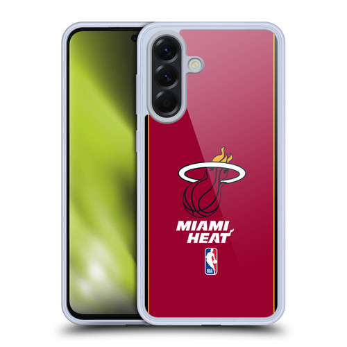 NBA Miami Heat Logo Red Design Soft Gel Case for Samsung Galaxy A56 5G