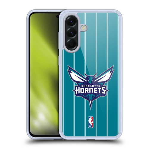 NBA Charlotte Hornets Logo Teal Design Soft Gel Case for Samsung Galaxy A56 5G