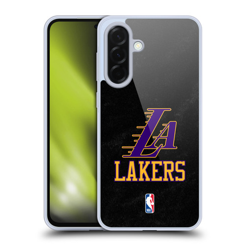 NBA Los Angeles Lakers Logo Black & Purple Design Soft Gel Case for Samsung Galaxy A36 5G