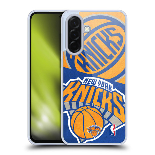 NBA New York Knicks Half Oversized Soft Gel Case for Samsung Galaxy A36 5G