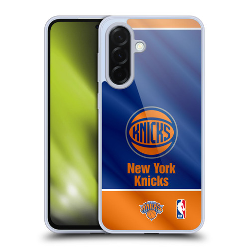 NBA New York Knicks Horizontal Banner Soft Gel Case for Samsung Galaxy A36 5G