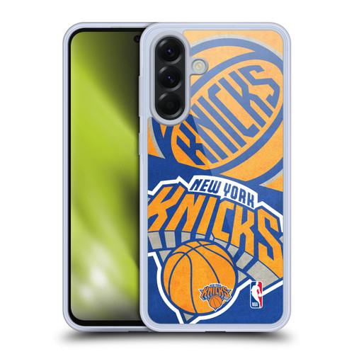 NBA New York Knicks Half Oversized Soft Gel Case for Samsung Galaxy A56 5G