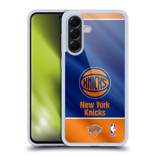 NBA New York Knicks Horizontal Banner Soft Gel Case for Samsung Galaxy A56 5G