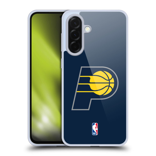 NBA Indiana Pacers Logo Navy Blue Soft Gel Case for Samsung Galaxy A36 5G