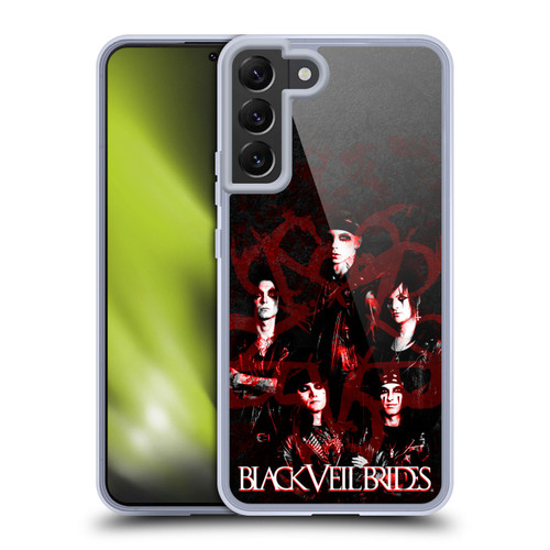 Black Veil Brides Band Members Group Soft Gel Case for Samsung Galaxy S22+ 5G & MagSafe