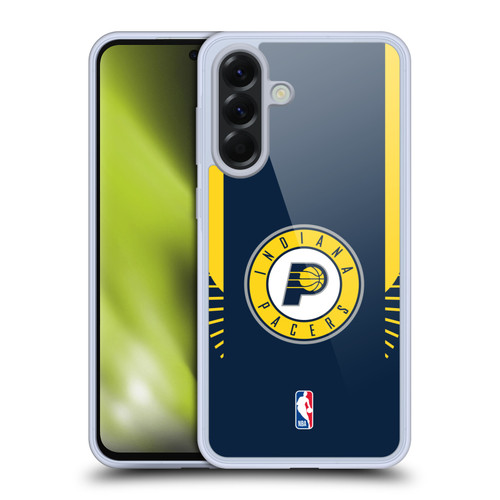 NBA Indiana Pacers Logo Navy Design Soft Gel Case for Samsung Galaxy A56 5G