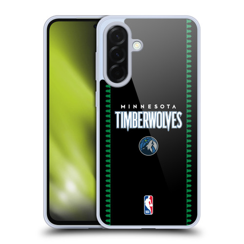 NBA Minnesota Timberwolves Logo Retro Design Soft Gel Case for Samsung Galaxy A36 5G