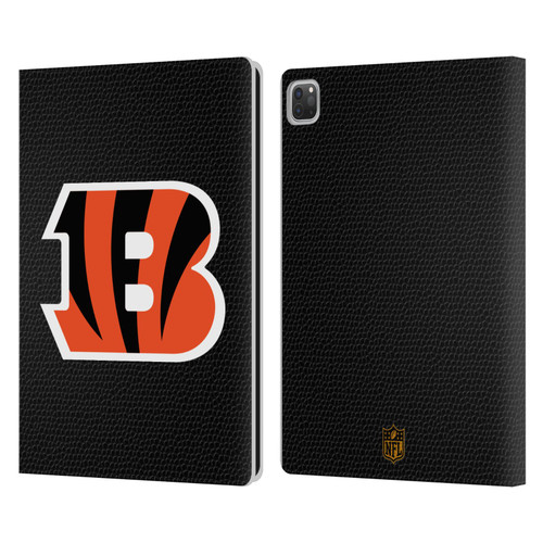 NFL Cincinnati Bengals Logo Football Leather Book Wallet Case Cover For Apple iPad Pro 12.9 2020/2021/2022