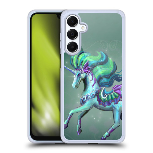 Rose Khan Unicorns Sea Green Soft Gel Case for Samsung Galaxy A16 5G & MagSafe