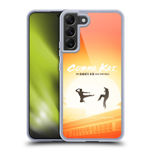 Cobra Kai Graphics Karate Kid Saga Soft Gel Case for Samsung Galaxy S22+ 5G & MagSafe