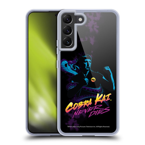 Cobra Kai Key Art Johnny Lawrence Never Dies Soft Gel Case for Samsung Galaxy S22+ 5G & MagSafe