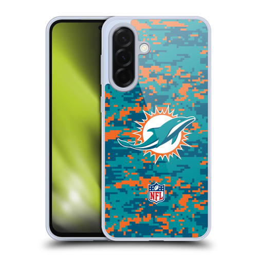 NFL Miami Dolphins Graphics Digital Camouflage Soft Gel Case for Samsung Galaxy A36 5G