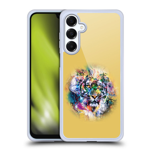 Riza Peker Animal Abstract Abstract Tiger Soft Gel Case for Samsung Galaxy A16 5G & MagSafe