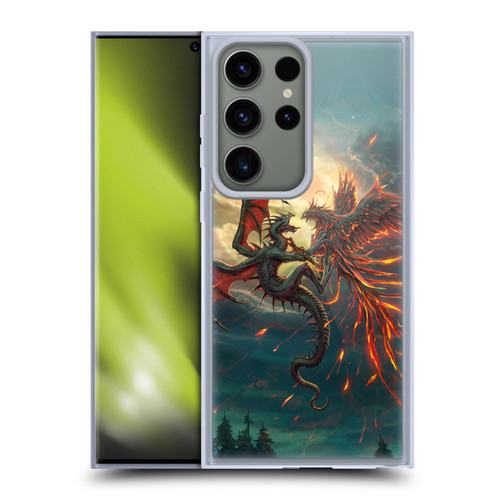 Christos Karapanos Key Art Against Soft Gel Case for Samsung Galaxy S23 Ultra 5G & MagSafe