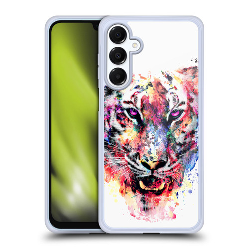 Riza Peker Animals Eye Of The Tiger Soft Gel Case for Samsung Galaxy A16 5G & MagSafe