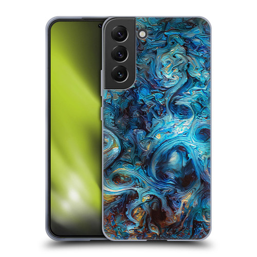 Cosmo18 Jupiter Fantasy Blue Soft Gel Case for Samsung Galaxy S22+ 5G & MagSafe