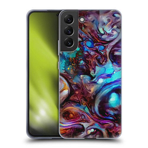 Cosmo18 Jupiter Fantasy Indigo Soft Gel Case for Samsung Galaxy S22+ 5G & MagSafe