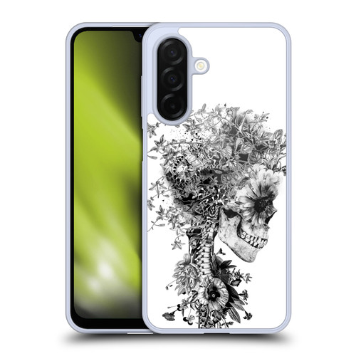 Riza Peker Skulls 6 Black And White Soft Gel Case for Samsung Galaxy A26 5G