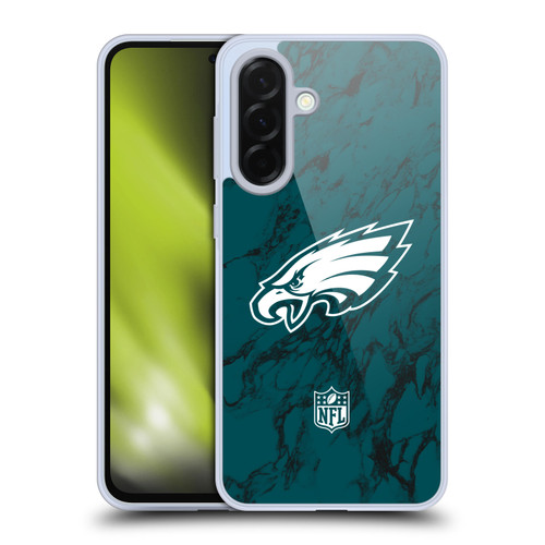 NFL Philadelphia Eagles Graphics Coloured Marble Soft Gel Case for Samsung Galaxy A36 5G