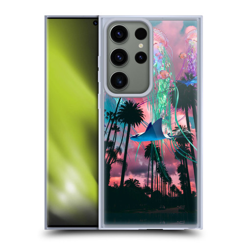 Dave Loblaw Jellyfish California Dreamin Jellyfish Soft Gel Case for Samsung Galaxy S23 Ultra 5G & MagSafe