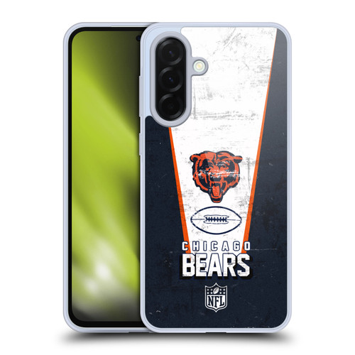 NFL Chicago Bears Logo Art Banner Soft Gel Case for Samsung Galaxy A36 5G