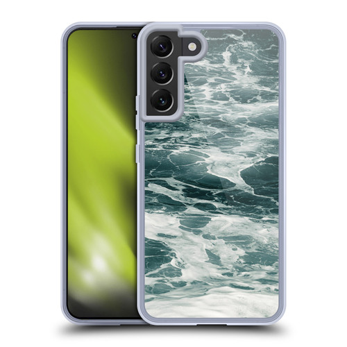 Dorit Fuhg Waves Sea Foam 2 Soft Gel Case for Samsung Galaxy S22+ 5G & MagSafe