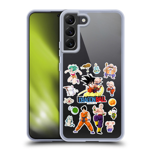 Dragon Ball Iconic Characters Collage Soft Gel Case for Samsung Galaxy S22+ 5G & MagSafe