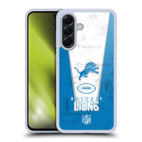 NFL Detroit Lions Logo Art Banner Soft Gel Case for Samsung Galaxy A56 5G
