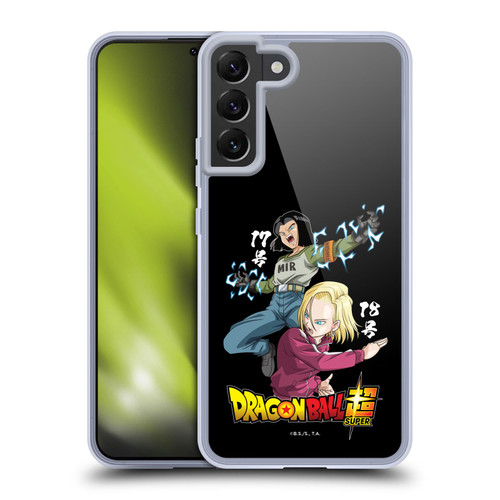 Dragon Ball Super Universe Survival Characters Android 17 & 18 Soft Gel Case for Samsung Galaxy S22+ 5G & MagSafe