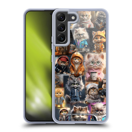 D.S. Valori Kitty And Puppy Kitty Kingdom Soft Gel Case for Samsung Galaxy S22+ 5G & MagSafe