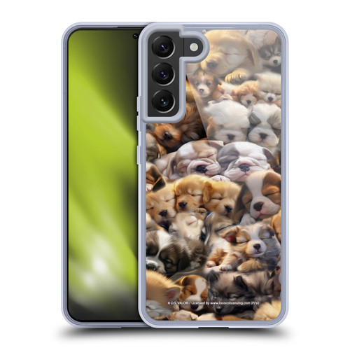 D.S. Valori Kitty And Puppy Puppy Dreams Soft Gel Case for Samsung Galaxy S22+ 5G & MagSafe