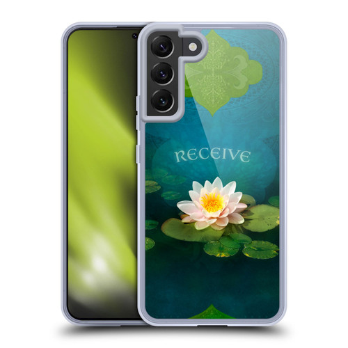 Duirwaigh God Receive Lotus Soft Gel Case for Samsung Galaxy S22+ 5G & MagSafe