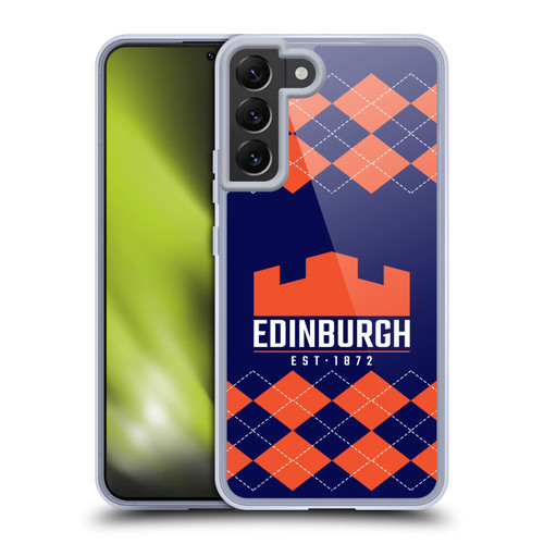Edinburgh Rugby Logo 2 Argyle Soft Gel Case for Samsung Galaxy S22+ 5G & MagSafe