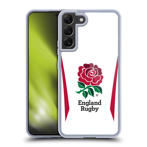 England Rugby Union 2025/26 Crest Kit Home Soft Gel Case for Samsung Galaxy S22+ 5G & MagSafe