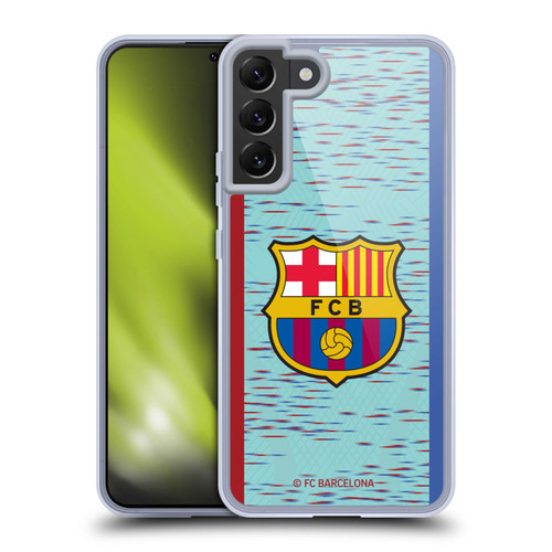 FC Barcelona 2023/24 Crest Kit Third Soft Gel Case for Samsung Galaxy S22+ 5G & MagSafe